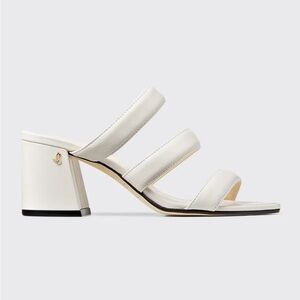 Jimmy Choo Auna 65mm Block-Heel Slide Sandals